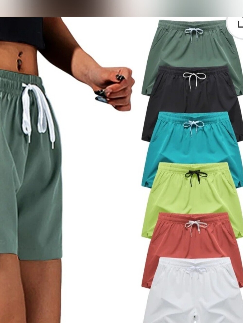 NWT Quick-Dry Athletic, Beach, Yoga Shorts, 4 Colors, L, Buy Sep or Together*